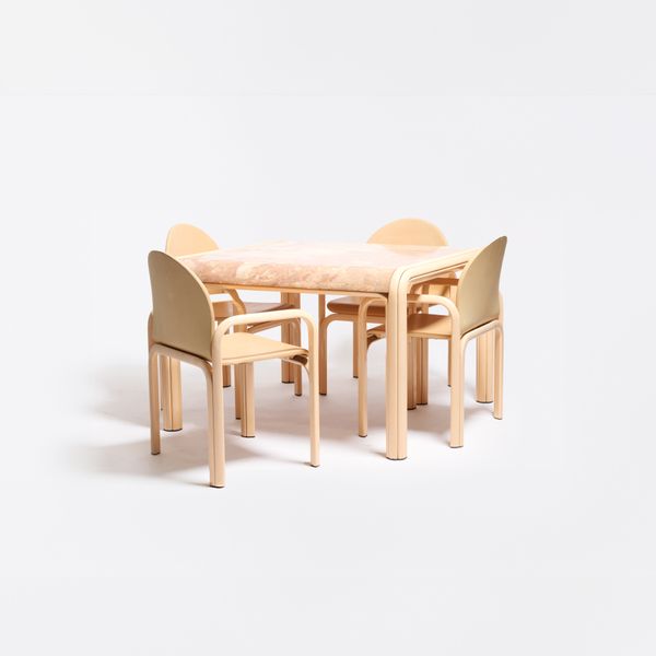 Dining Suite by Gae Aulenti for Knoll International, Italy, 1975