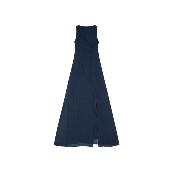 Reformation Navy Senna Maxi Dress