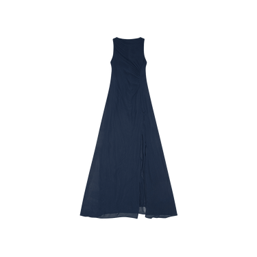 Reformation Navy Senna Maxi Dress 