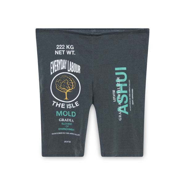 ASHUI 3 QUARTER SWEAT PANT IN CHARCOAL