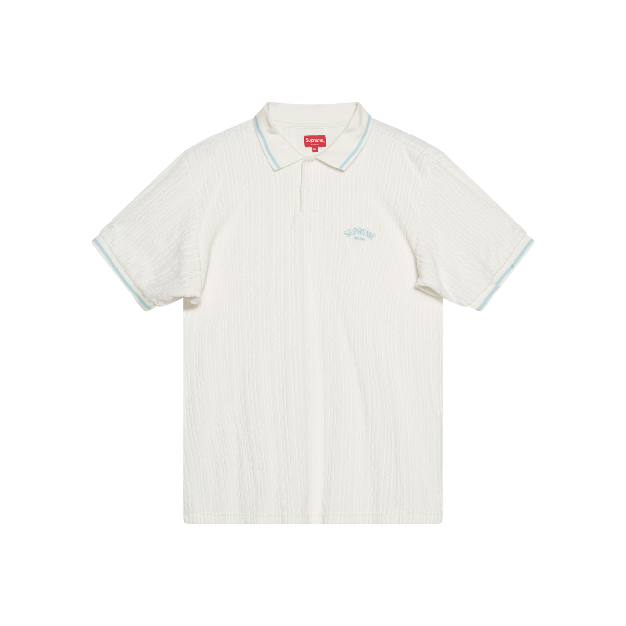 Supreme Cable Knit Terry Polo by Dennis Todisco Basic.Space