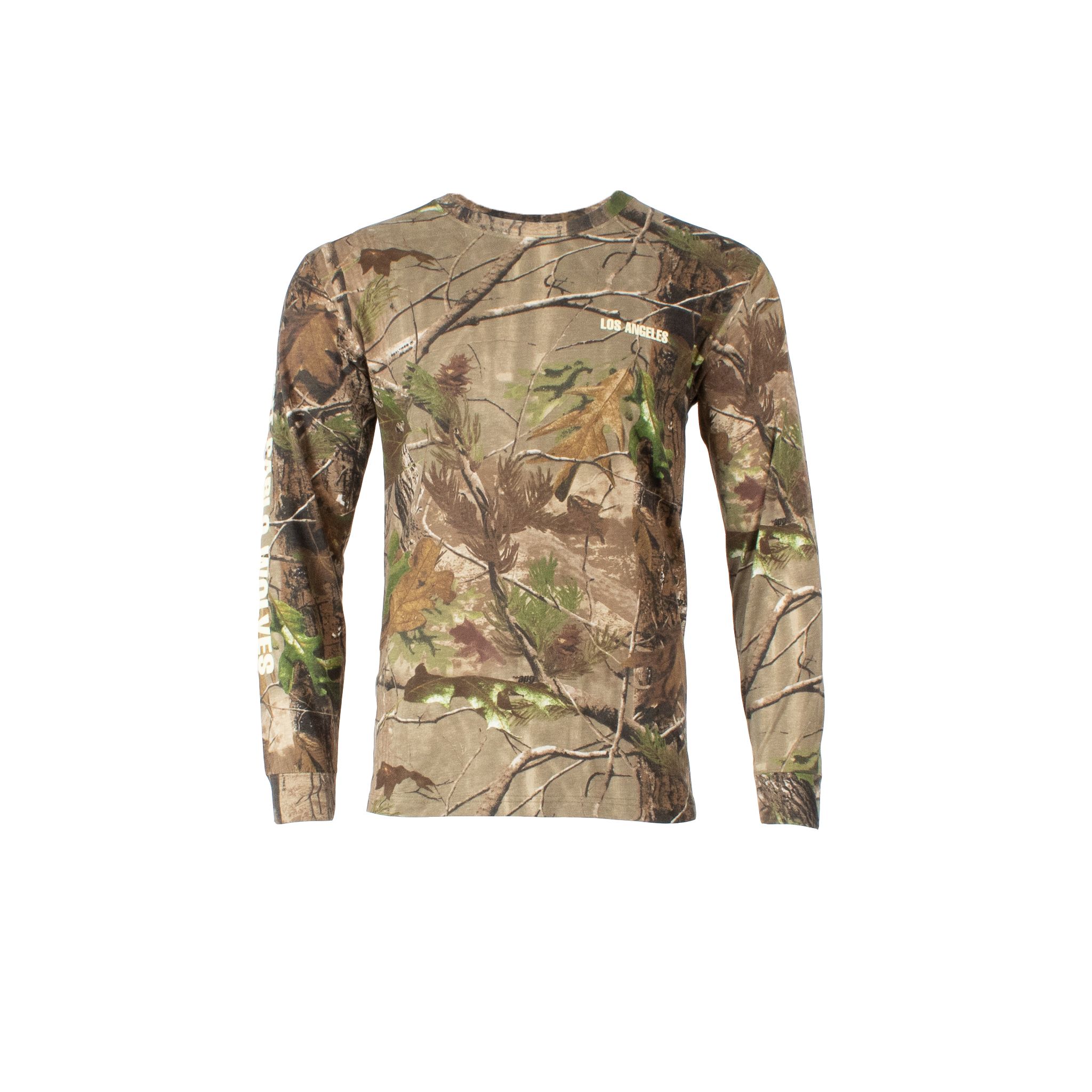 Kanye West Saint Pablo Tour Long Sleeve Shirt in Camo by Max