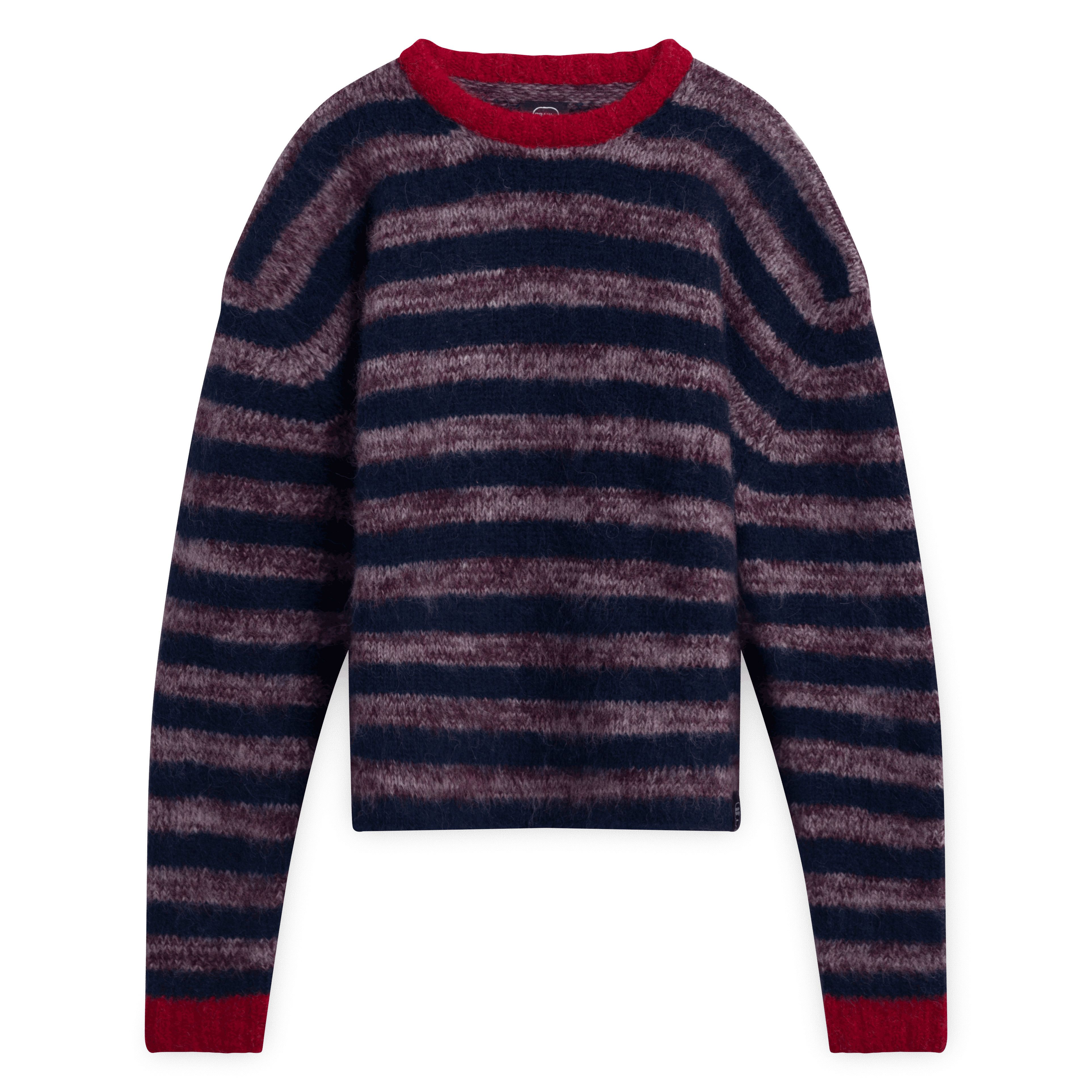 Brain dead BOXY KNIT STRIPE SWEATER - ニット/セーター