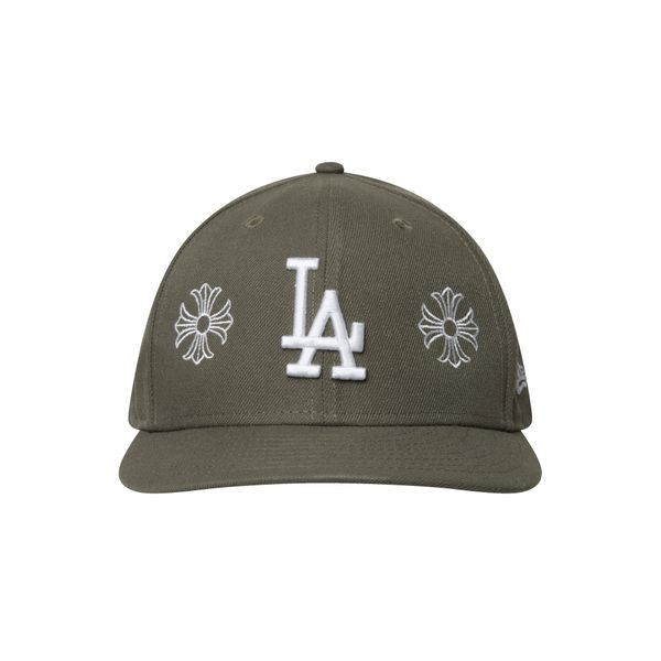 Custom LA with "Chrome Hearts" Embroidery Fitted Cap