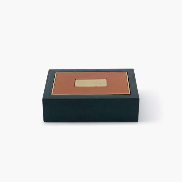 Rectangular Cigarette Box for Hermès in Signature Leather by Paul Deupré-Lafon, 1945