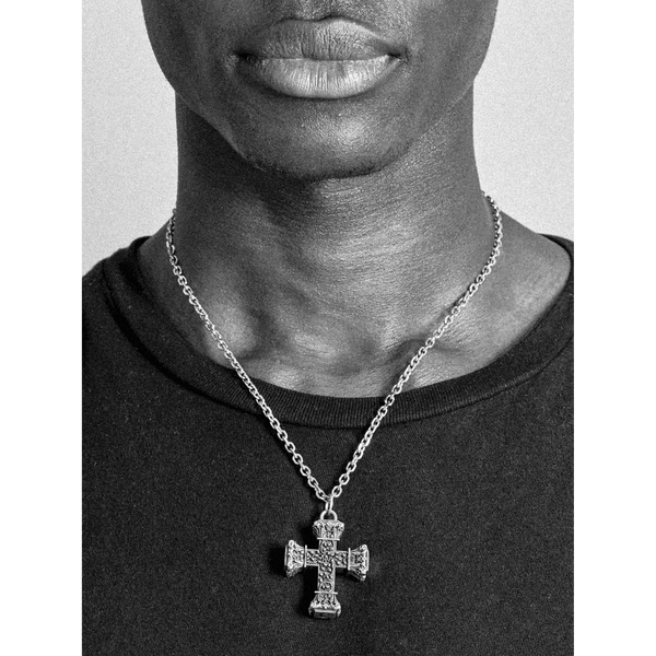 Floral Cross Pendant