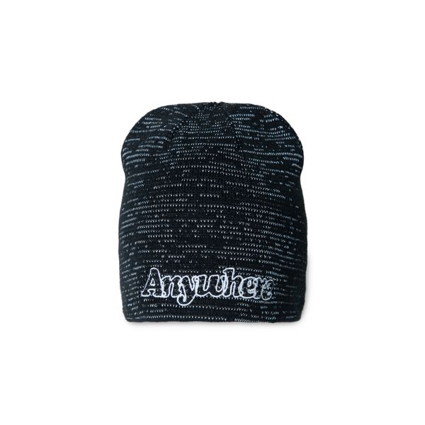 Radio Beanie in Black