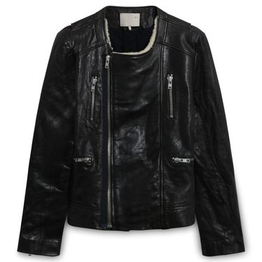 Iro Svea Leather Jacket with Shearling