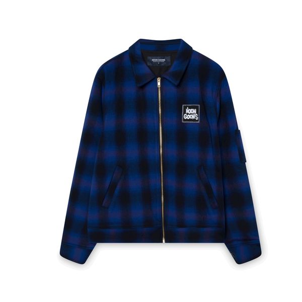 Noon Goons Checkered Zip-up Shirt Jacket