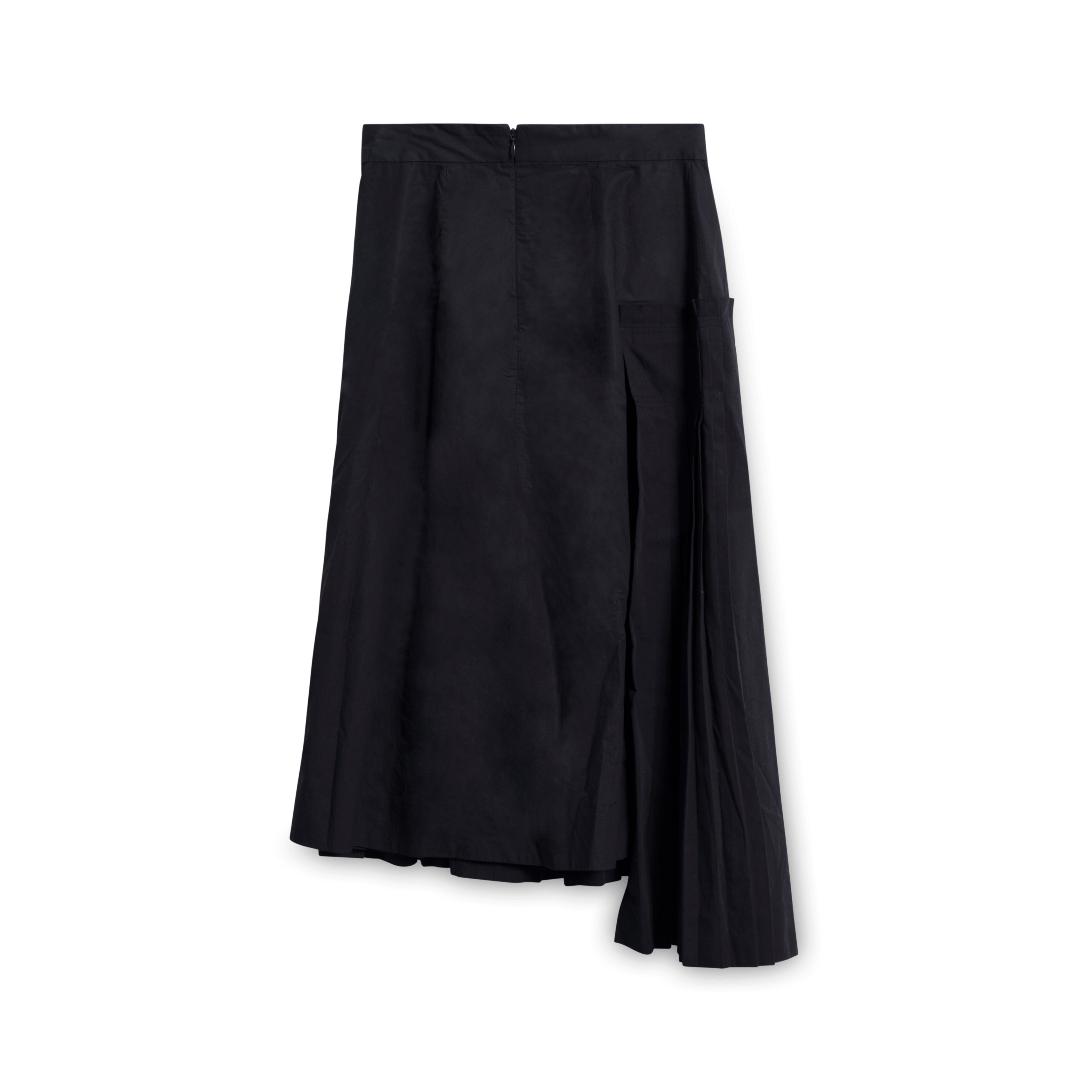 Givenchy bespoke navy pleated xlnt skirt