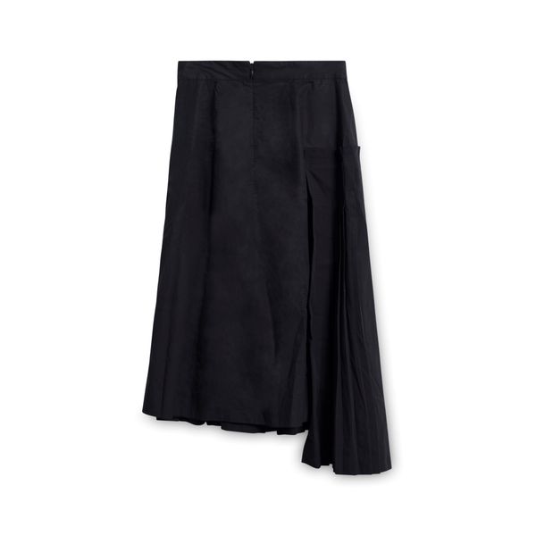 COS Pleated Asymmetric Skirt - Black