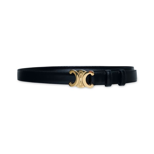 Celine Medium Triomphe Smooth Calfskin Belt