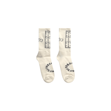 Garden Gates Socks - White