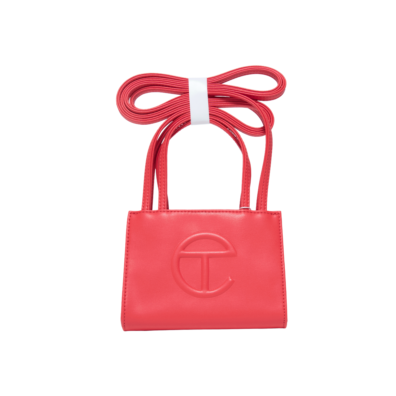 Telfar Small Red Shopping Bag by Ericka del Rosario Basic.Space