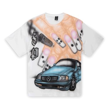 Airbrushed SL500, Nails & A Joint Tee
