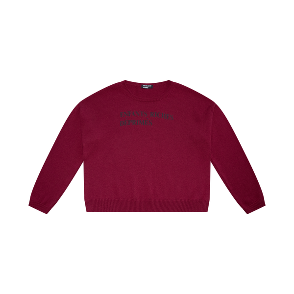 Enfants Riches Déprimés Red Logo Sweater