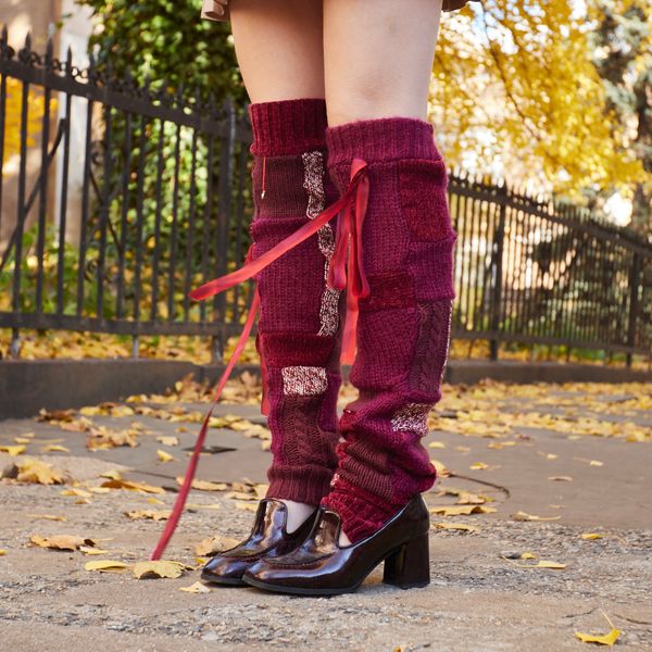 Cranberry Leg Warmers