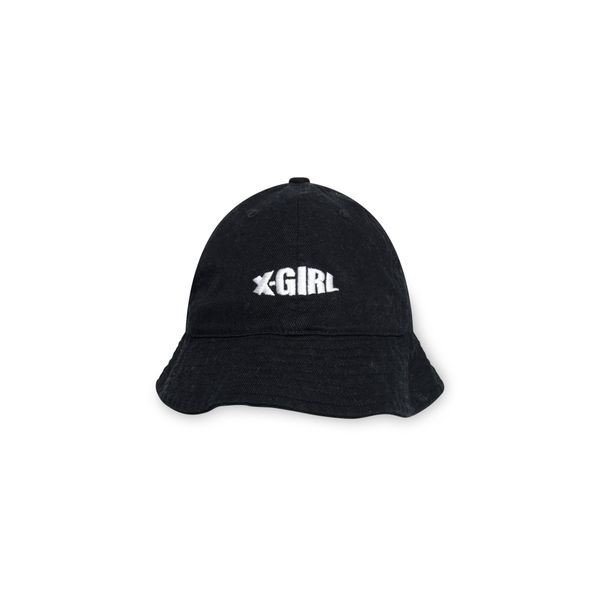 X-Girl Black Bucket Hat