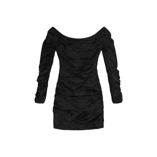 Sophie Sitbon Black Ruched Mini Dress