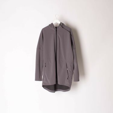 Adidas Hooded Fishtail Tech Fabric Jacket