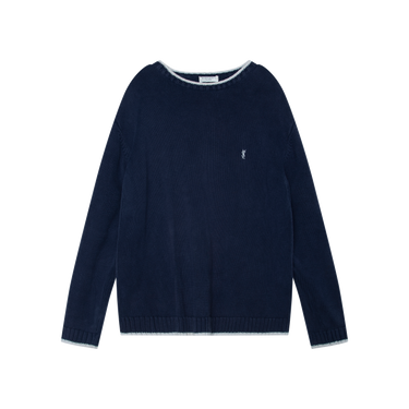 Vintage Yves Saint Laurent Navy Blue Sweater