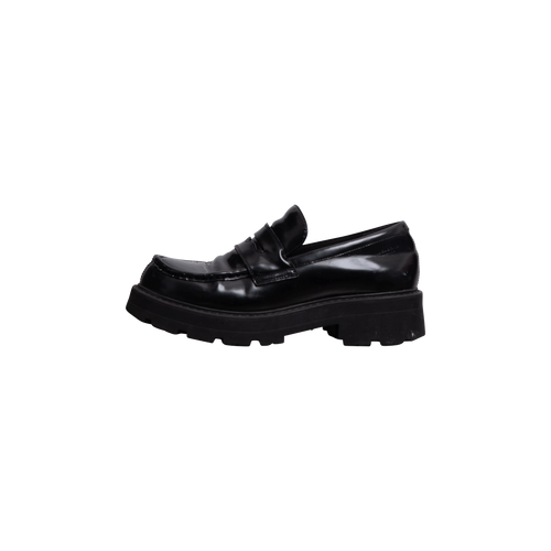 VagaBond Black Leather Loafers