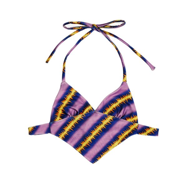 Trio Bikini Top - Shock Purple