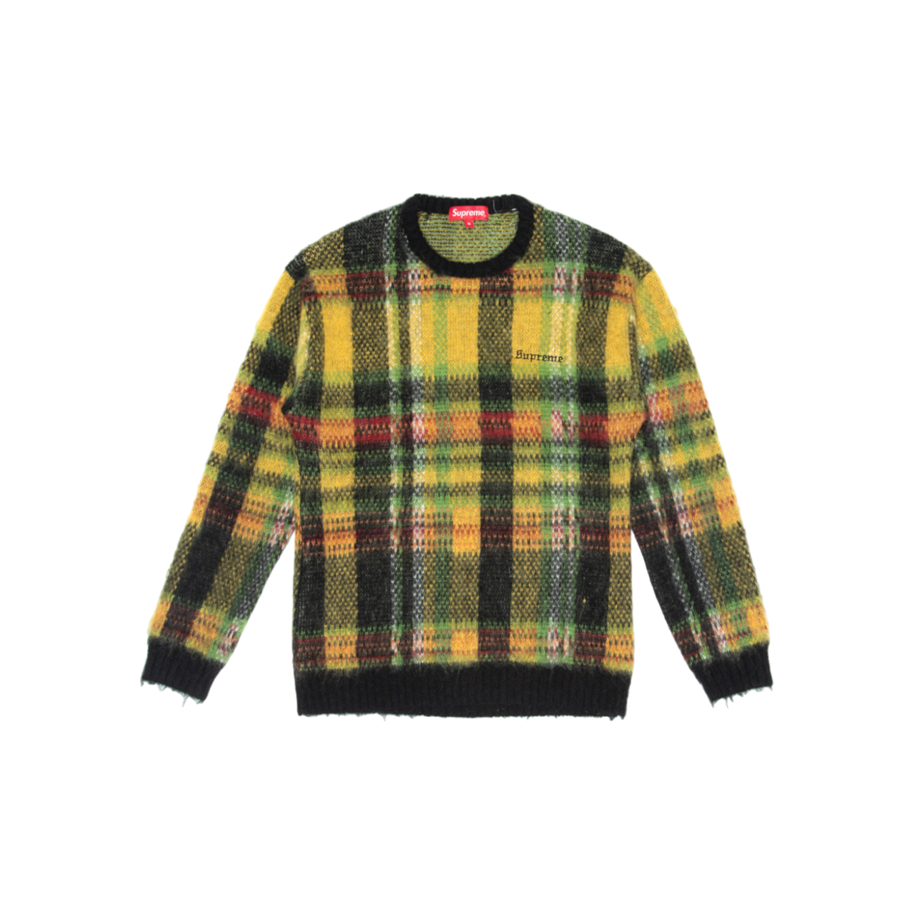 11,088円新品 Supreme brushed plaid sweater XL