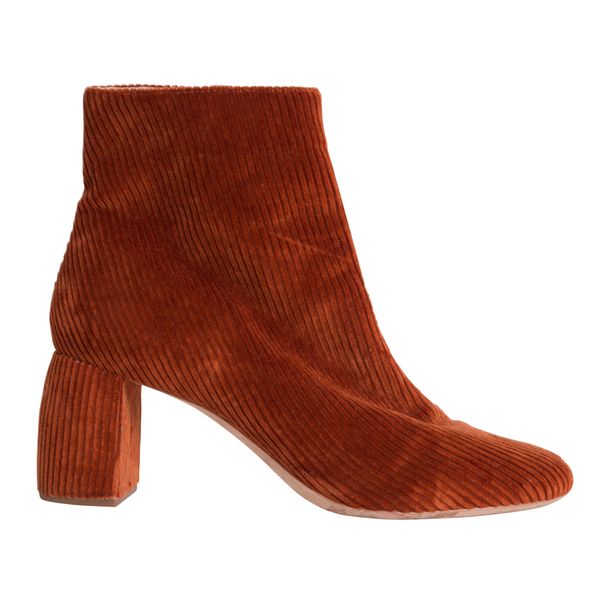 Loeffler Randall Corduroy Ankle Boot - Rust