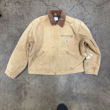 Vintage Tan Carhartt Detroit Jacket
