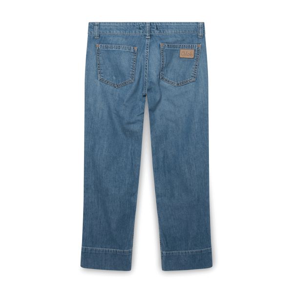 Chloé Low Rise Cropped Denim Pant