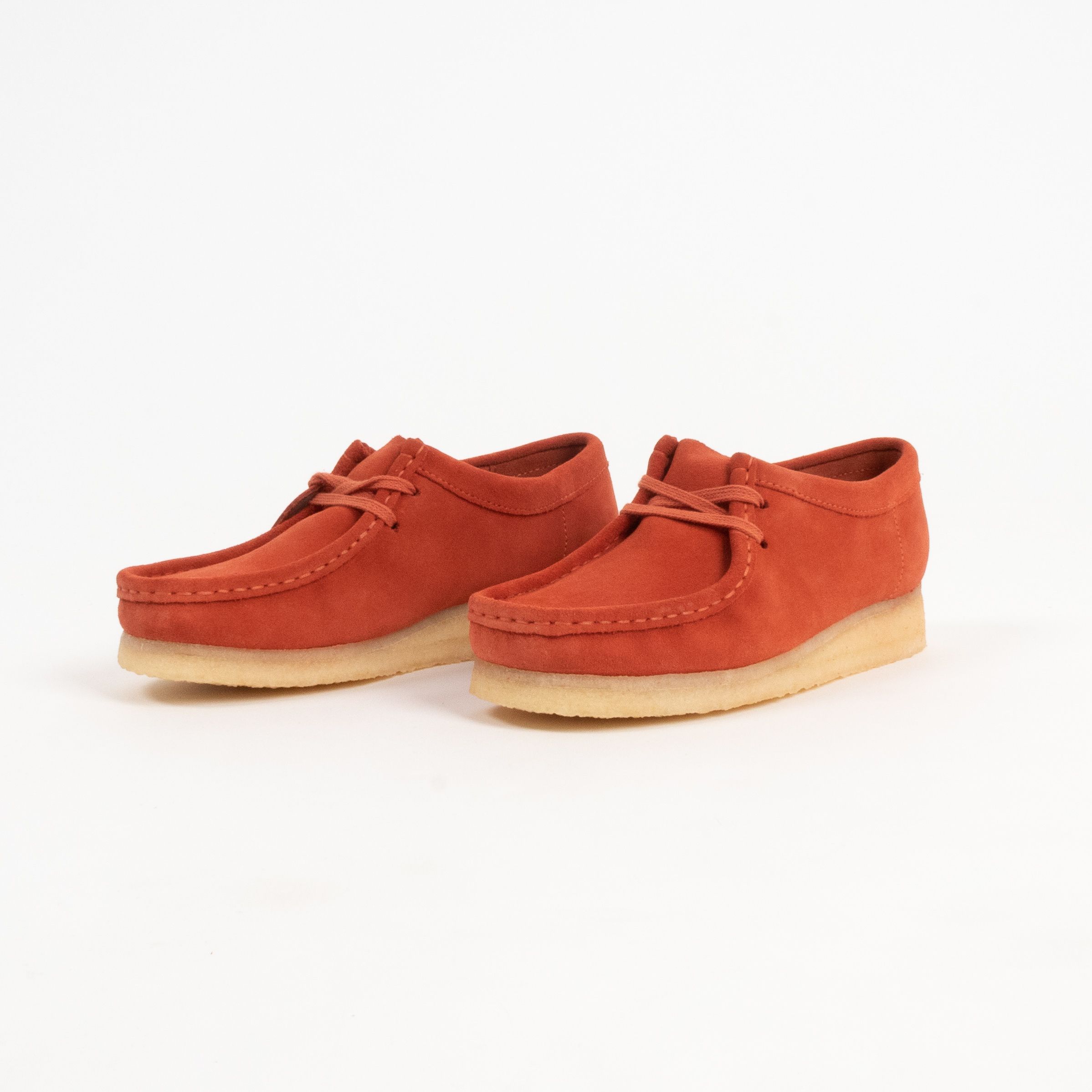 Burnt on sale orange wallabees