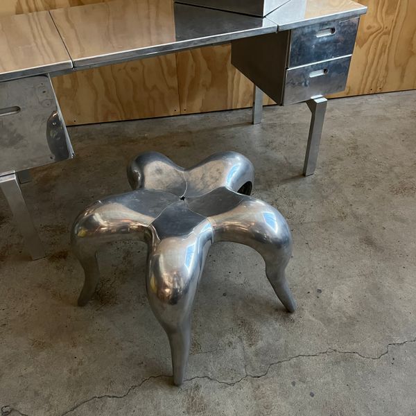 Solid Chrome Starfish Sculptural Table