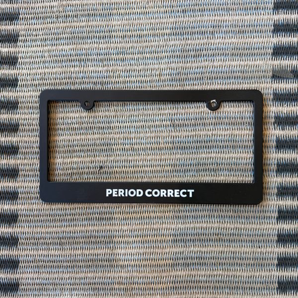 Period Correct Plate Frames
