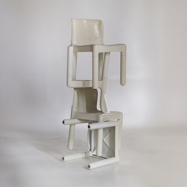 Model 4875 Chair Set by Carlo Bartoli for Kartell, 1970-80s