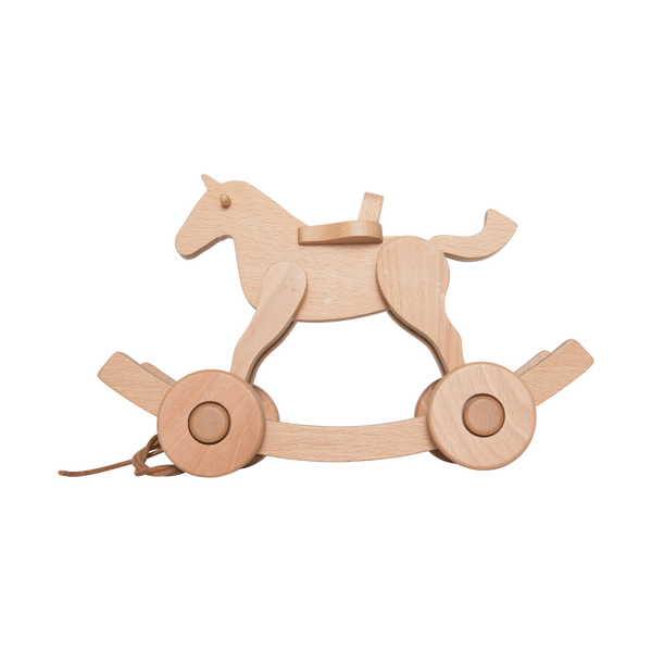 Hermès Beechwood Pull Rocking Horse