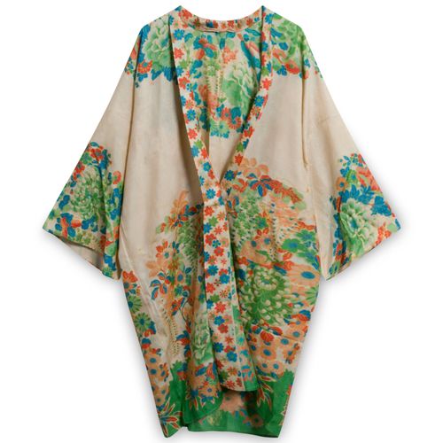 Vintage Raw Silk Kimono