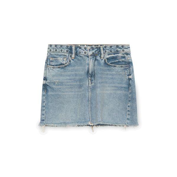 AllSaints Studded Denim Skirt