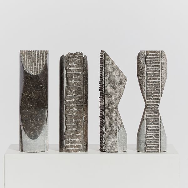 Set of 4 Totemic Sculptures by Jorg Van Daele