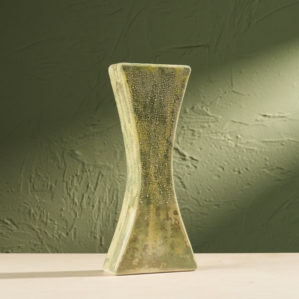 'Condensation' Series C4, Glazed Ceramic Sculpture in Green by Eunsol Kim, The Netherlands, 2025"