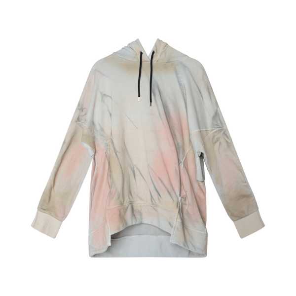 Zip Sleeve Dye Hoodie