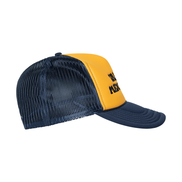 Yellow and Navy Trucker