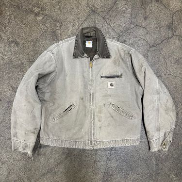 Vintage Grey Carhartt Detroit Jacket