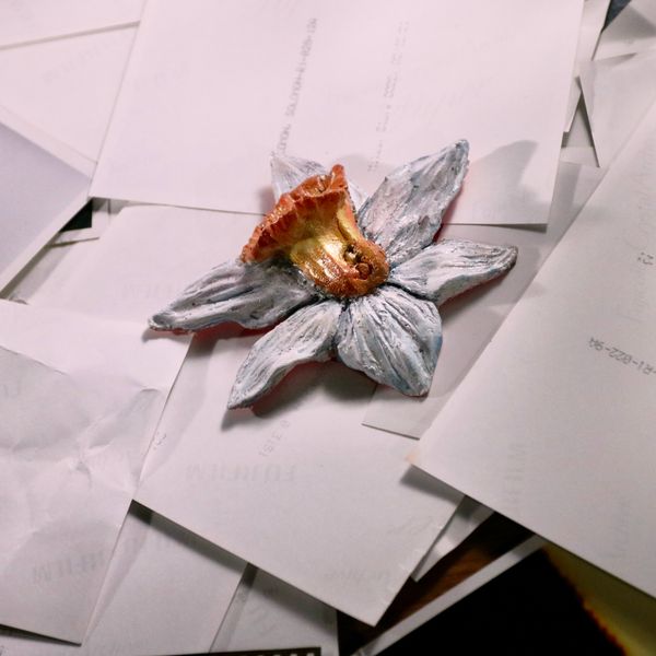 Narcissus Jonquilla (I am I am I) Breastpin