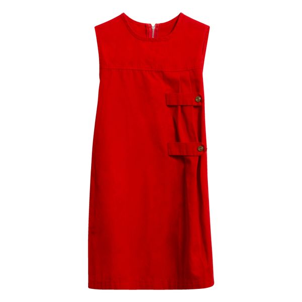 Vintage Miss Brent Red Sleeveless Mini Dress