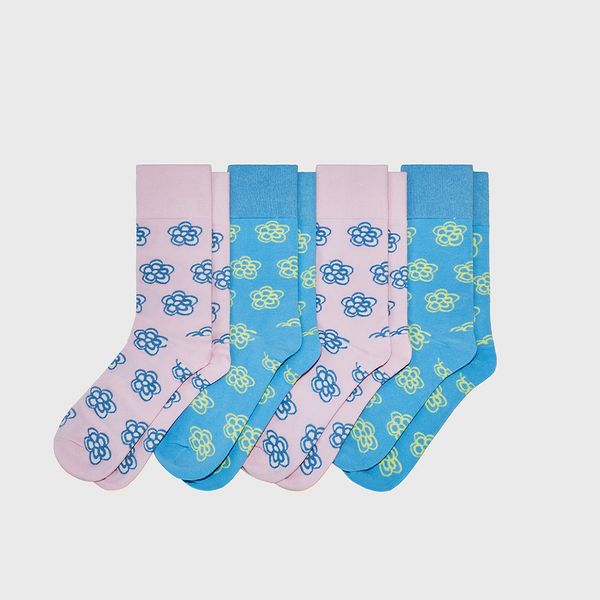 KROST x Barneys (2-Pck) Floral Icon Socks