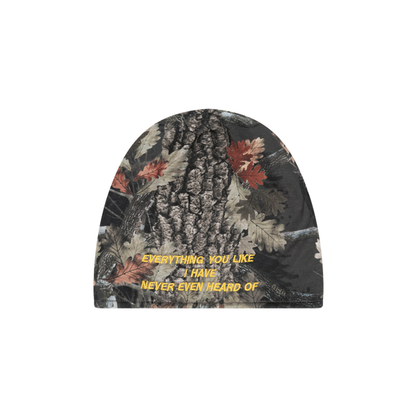 Everything You Like Camo Beanie