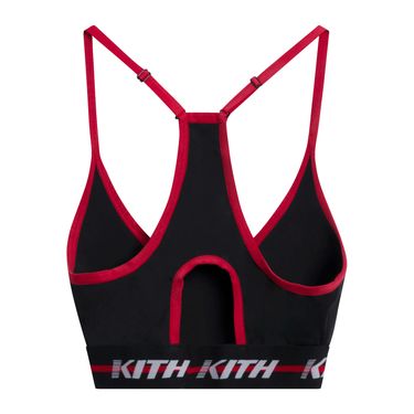Kith Linda Sports Bra in Black/Red