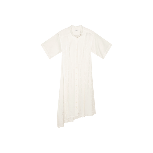 Loewe White Linen Shirt Dress