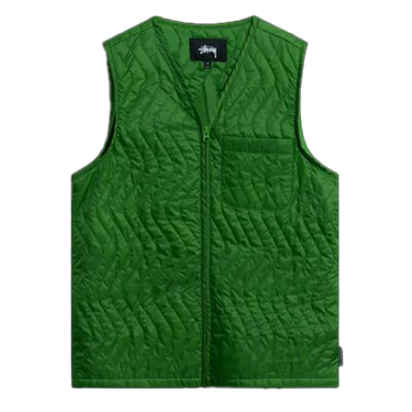 Stussy Stall Zip-Up Quilted Liner Vest